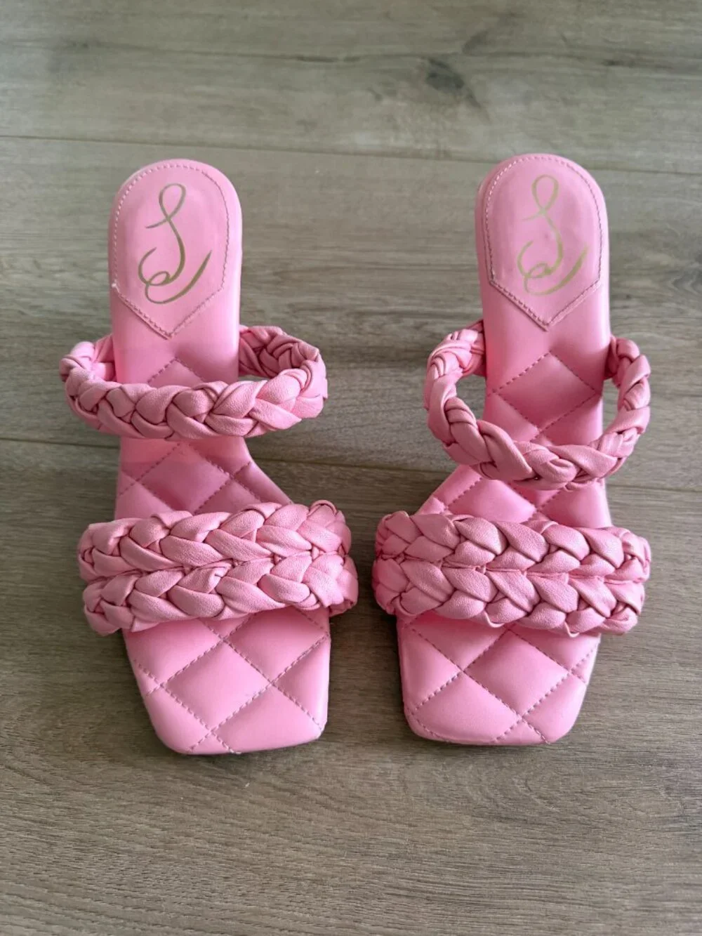 Pink Sam Edelman Strappy Heels